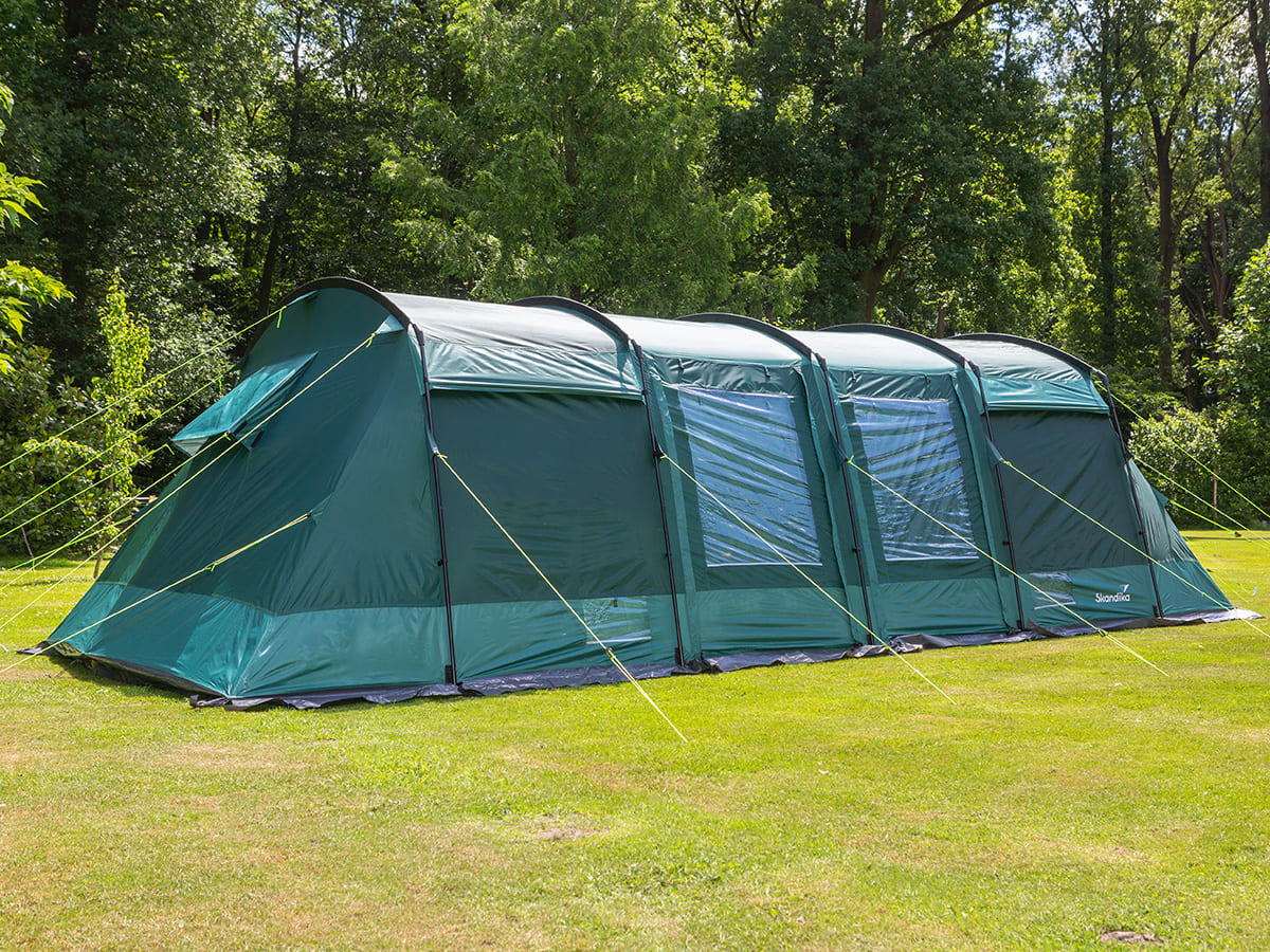 Tweedehands - Tunneltent Montana 8 Sleeper – 3 donkere Slaapcabines 3/7