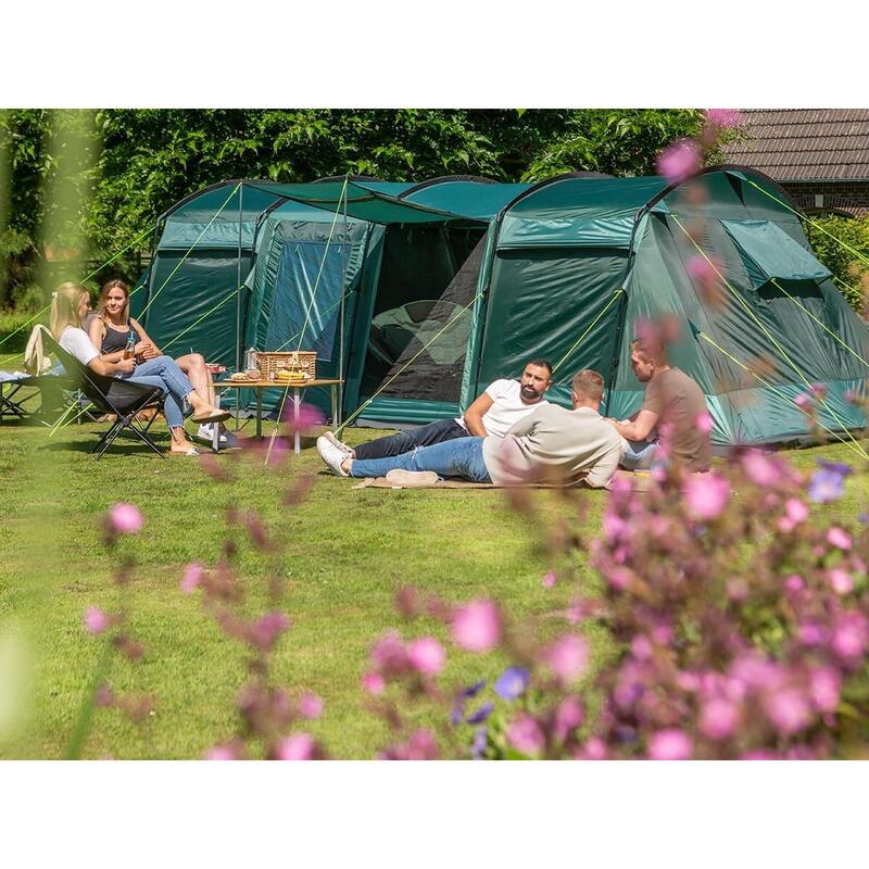 Tenda da campeggio familiare - Montana 8 Sleeper - 4x cabine scure - 8 persone