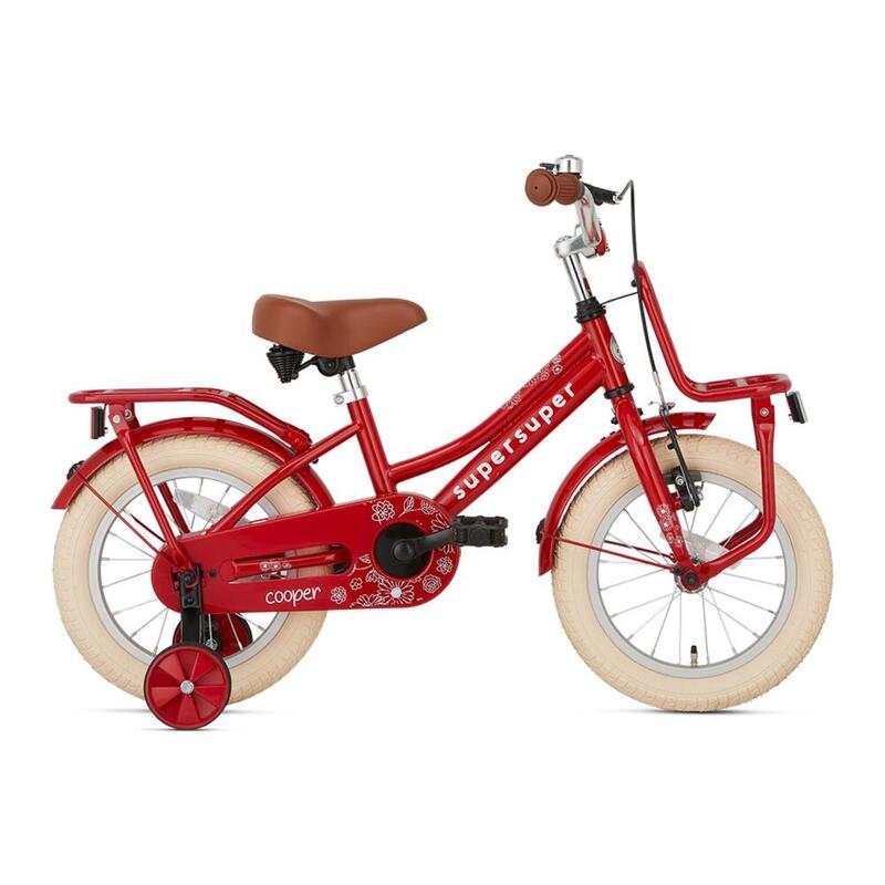 Bicicleta Niños SuperSuper Cooper - 14 pulgadas - Rojo