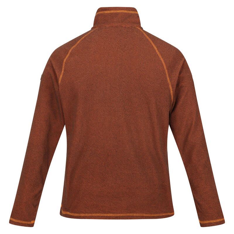 Great Outdoors  Heren Montes Fleece Sweater met Trechter Nek (Verbrand koper)