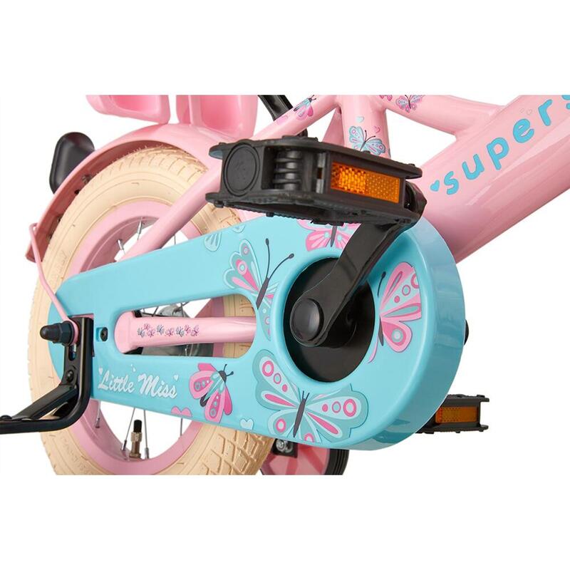 Vélo enfant SuperSuper Little Miss - 12 pouces - Rose