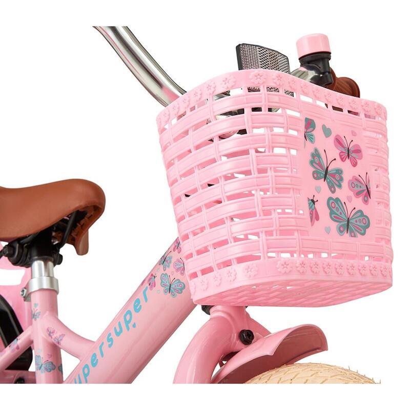 Vélo enfant SuperSuper Little Miss - 12 pouces - Rose