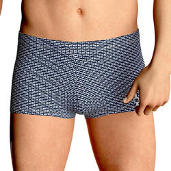 Boxer de bain pour homme couleur bleu imprimé graphique