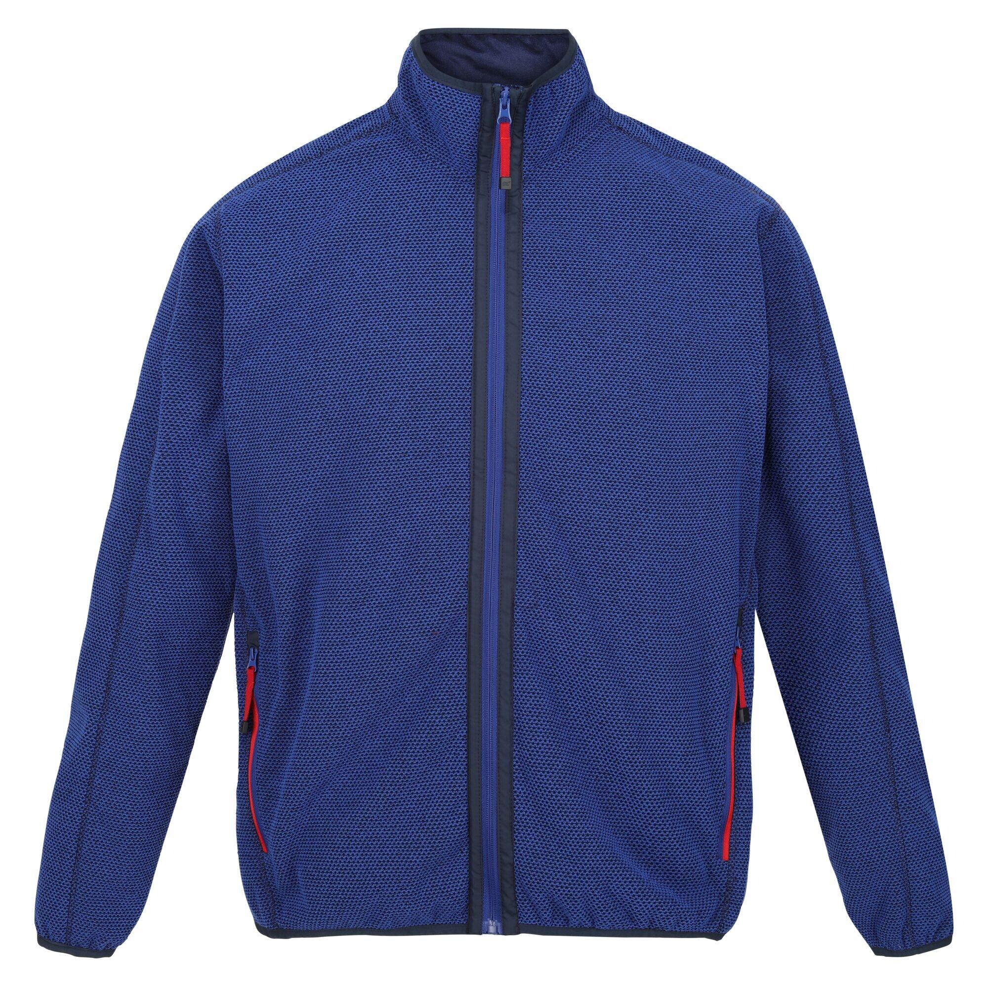 REGATTA Mens Kinwood Full Zip Fleece Jacket (Strong Blue/New Royal)