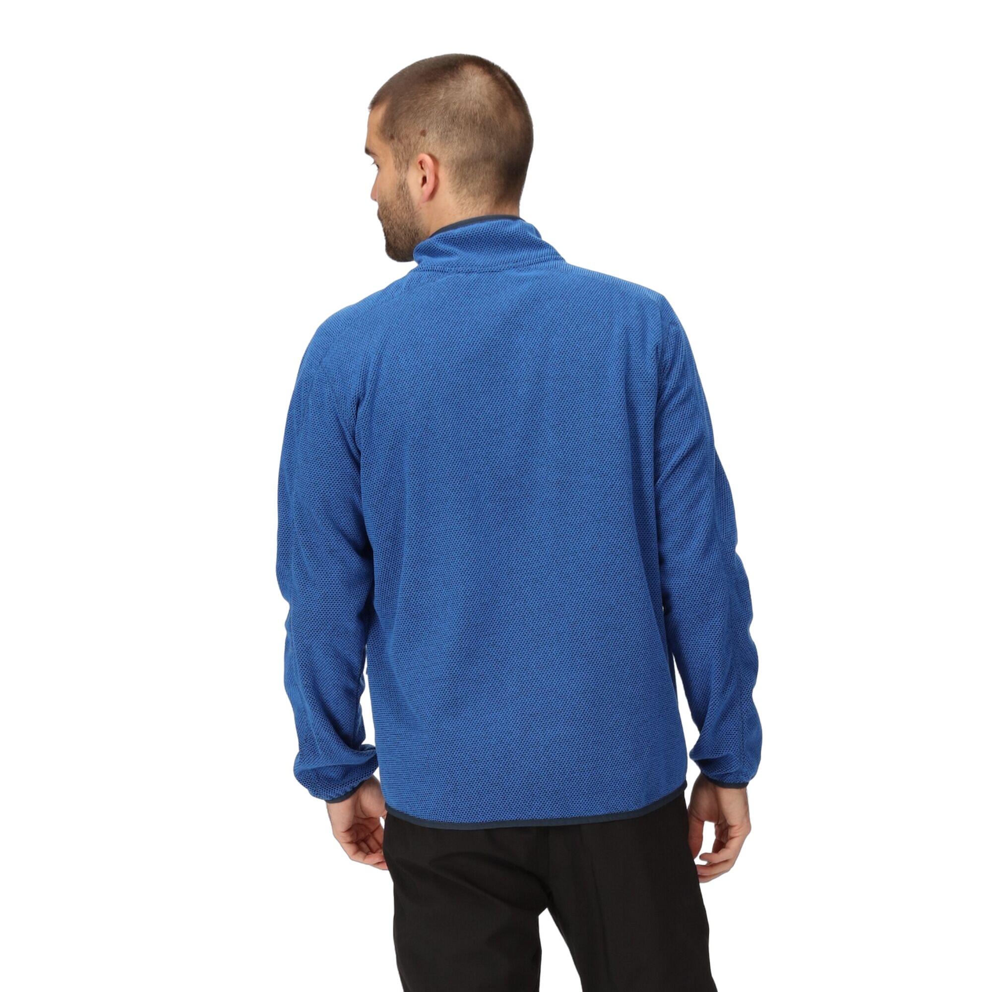 Mens Kinwood Full Zip Fleece Jacket (Strong Blue/New Royal) 4/5