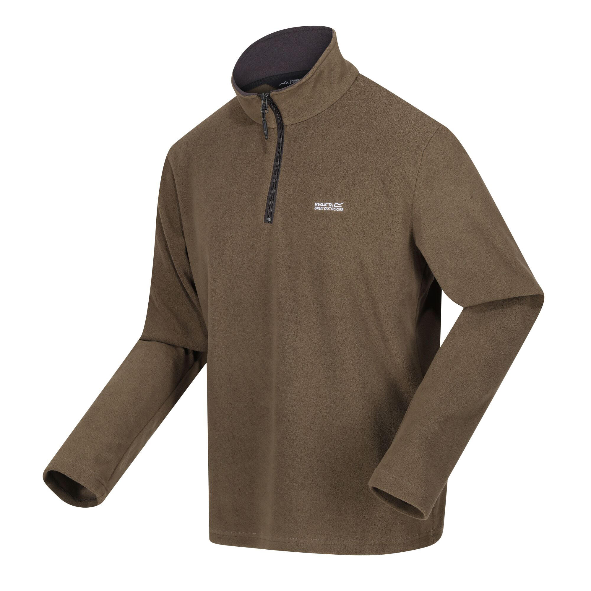 Great Outdoors Mens Thompson Half Zip Fleece Top (Crocodile) 3/5