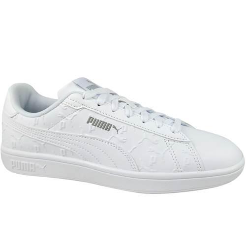Puma - Chaussures Universel Hommes Puma Smash 3.0 - Baskets - Blanc - 38,5 - Decathlon