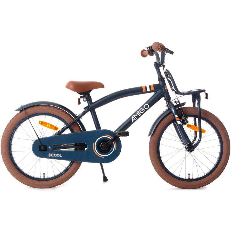 AMIGO Vélo garçon 2Cool 18 Pouces 28,5 cm Garçon Frein à rétropédalage Bleu