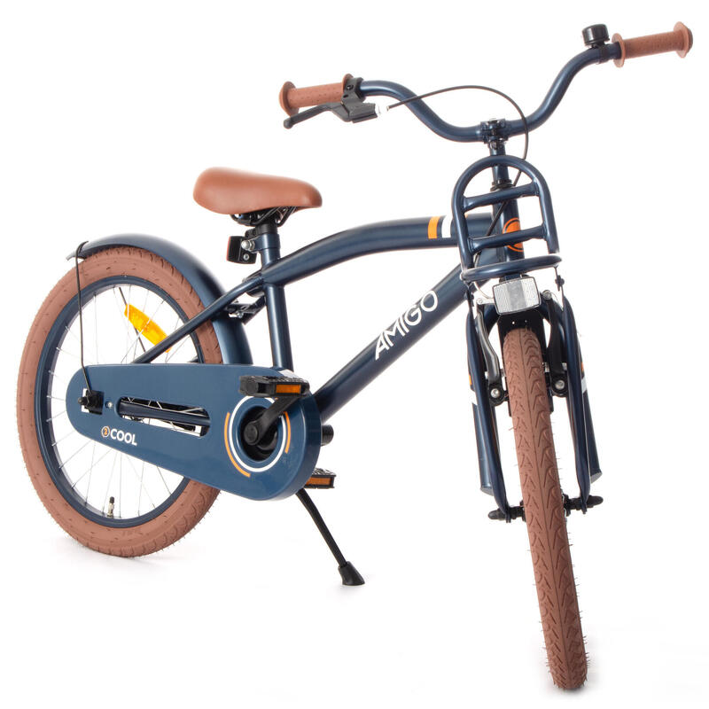 AMIGO Vélo garçon 2Cool 18 Pouces 28,5 cm Garçon Frein à rétropédalage Bleu