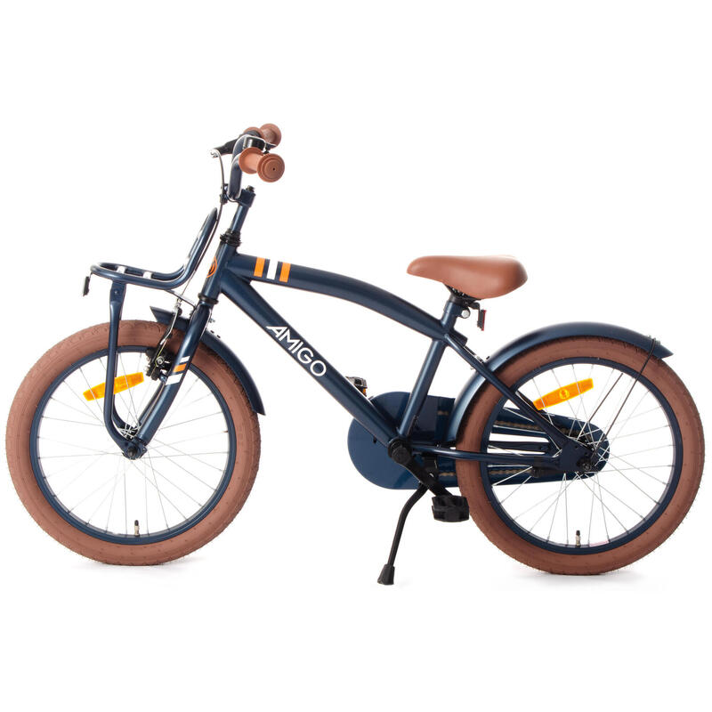 AMIGO Vélo garçon 2Cool 18 Pouces 28,5 cm Garçon Frein à rétropédalage Bleu