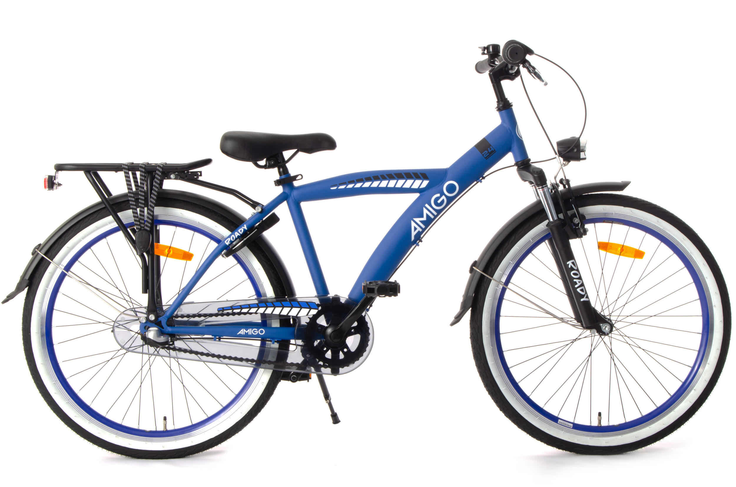 AMIGO AMIGO Jongensfiets Roady 24 Inch Jongens 3V Terugtraprem Blauw