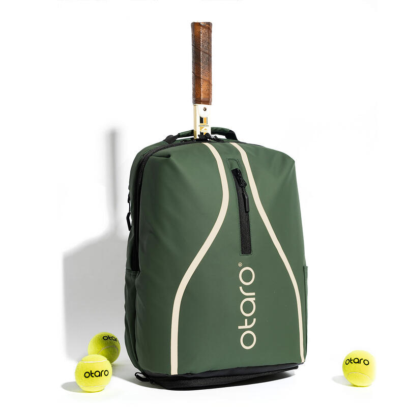 Sac à dos tennis avec compartiment pour 1-2 raquettes | 32L - vert Wimbledon