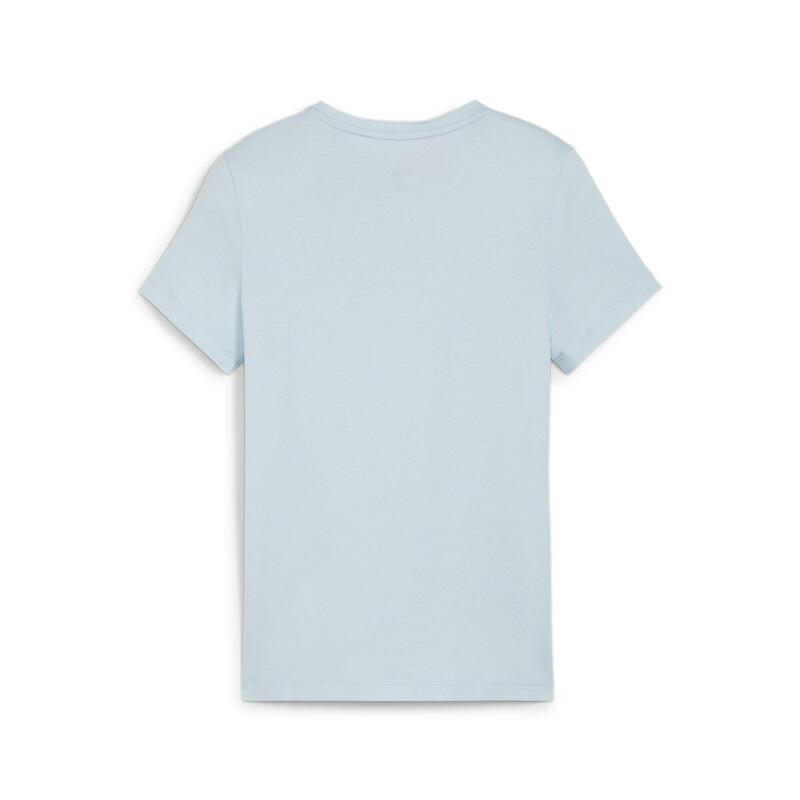 Essentials T-shirt met logo jongeren PUMA Turquoise Surf Blue