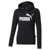 Essentials hoodie met logo jongeren PUMA Black