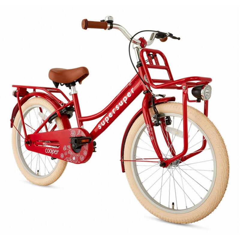 SuperSuper Cooper Kinderfahrrad Rot