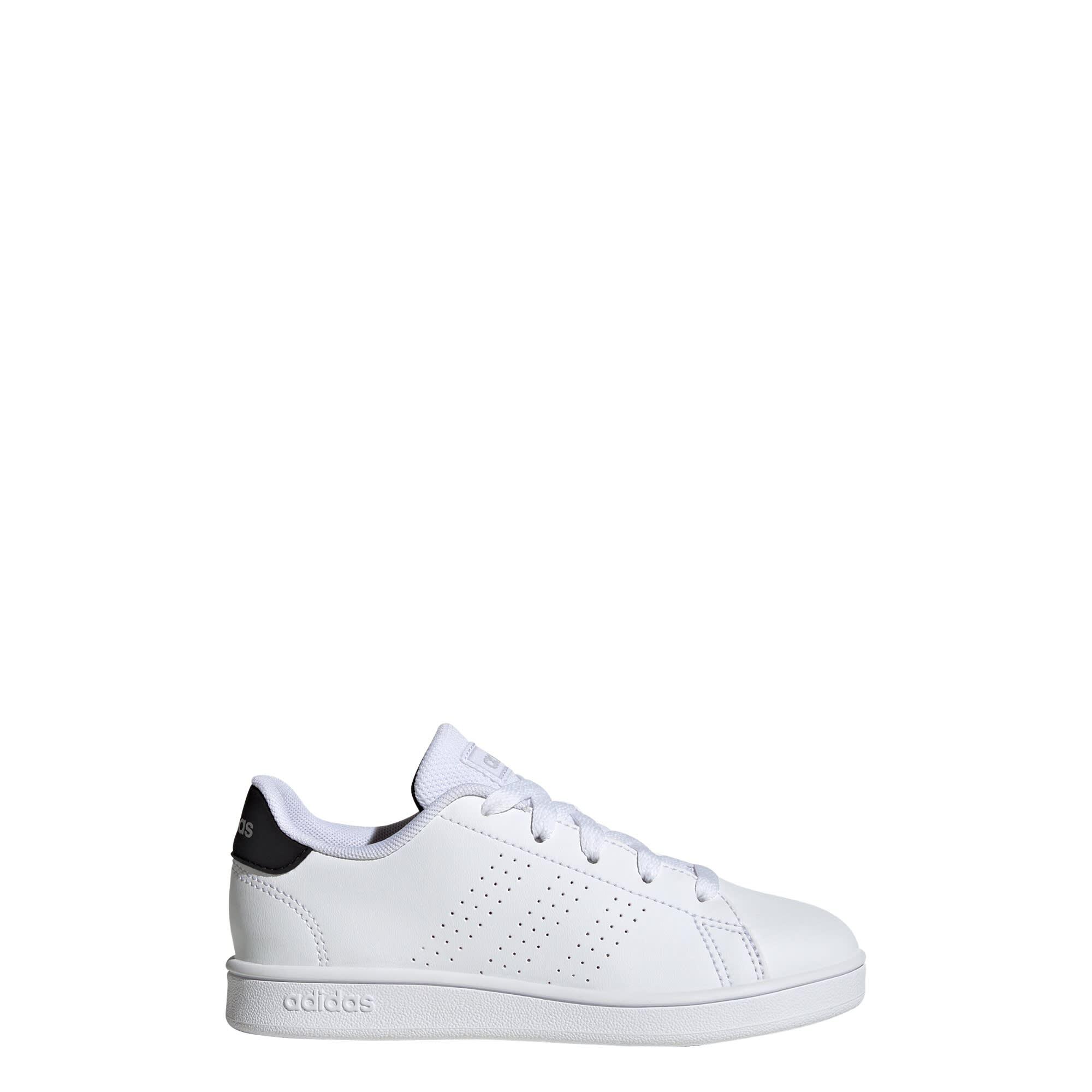 Adidas - Chaussure À Lacets Advantage Lifestyle Court - Baskets - Blanc|gris|noir - 31 - Decathlon