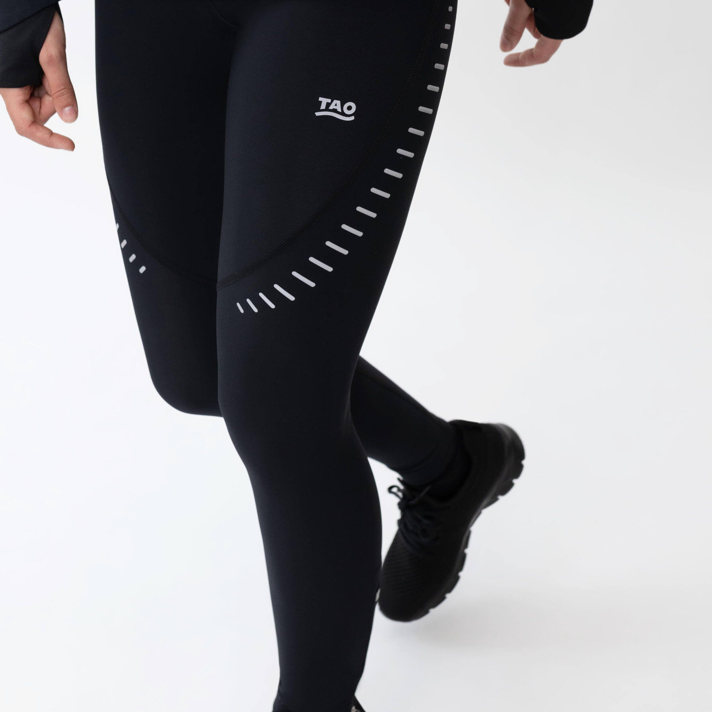 Warme Damen Lauftight Momi mit Reflektoren MOMI 5/7