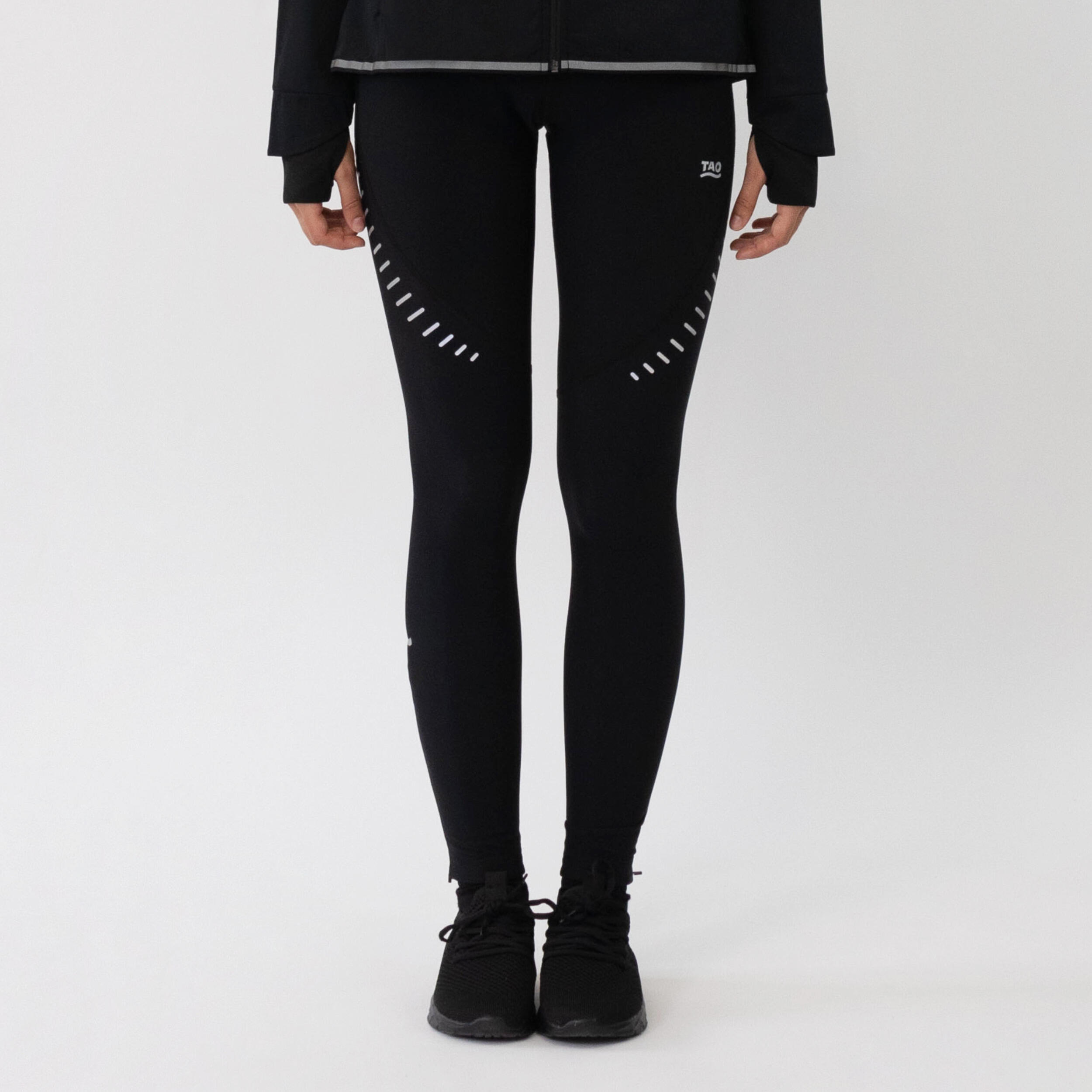 Warme Damen Lauftight Momi mit Reflektoren MOMI 3/7