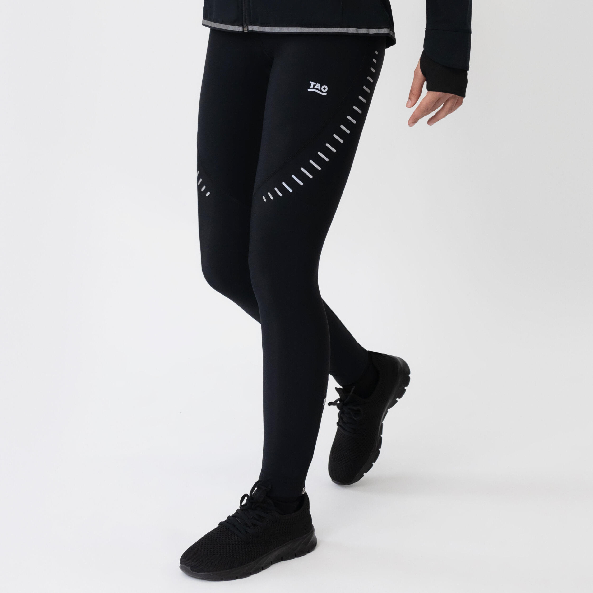 Warme Damen Lauftight Momi mit Reflektoren MOMI 4/7
