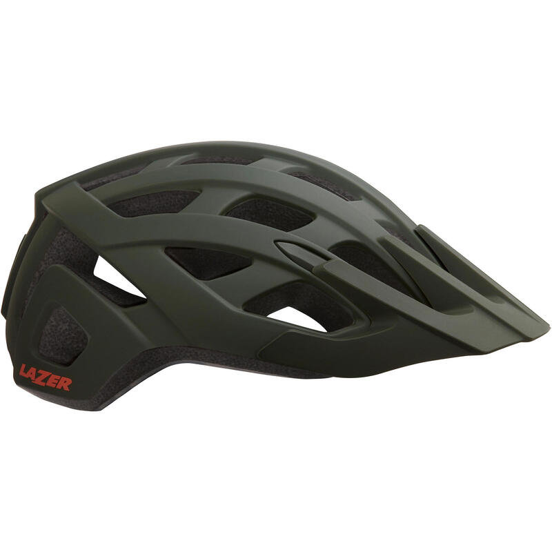 LAZER Casque MTB Roller + NET, Vert foncé mat