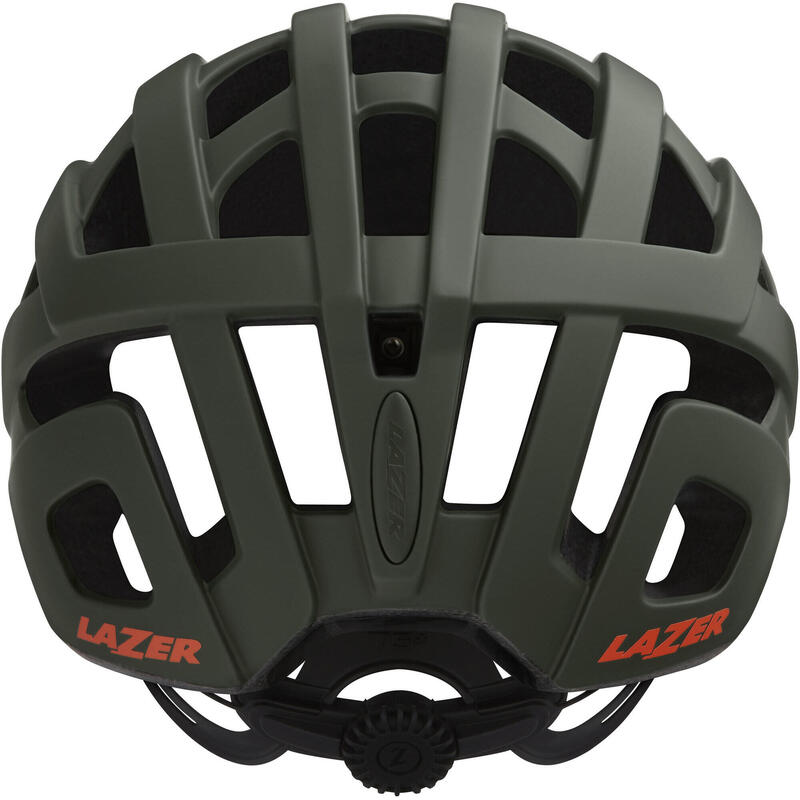 LAZER MTB-Helm Roller + NET, Matte Dark Green
