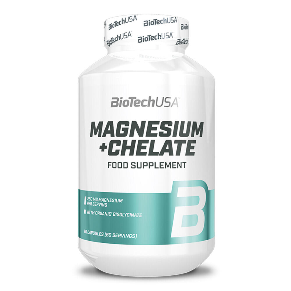 BIOTECHUSA Magnesio + Chelato - 60 Capsule Biotech USA