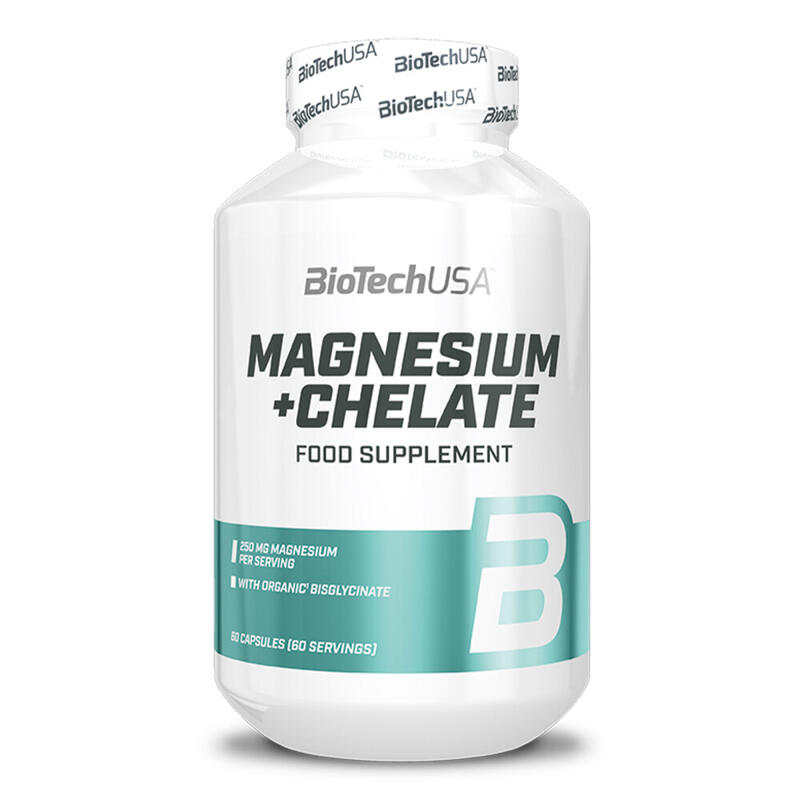 BiotechUSA Magnesium Chelate - Magnesio Quelado 60 caps