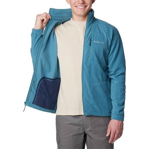 Férfi polár pulóver, Columbia Fast Trek II Full Zip Fleece, kék