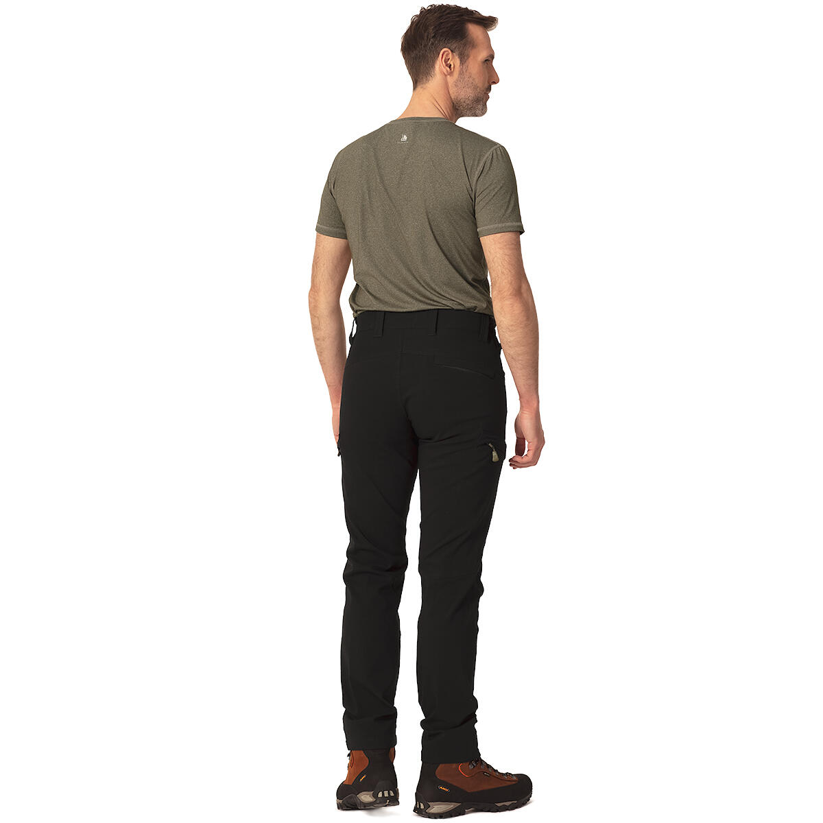 Pantalon de chasse pour homme Tagart CRAMP Pro noir avec cinq poches 3/4