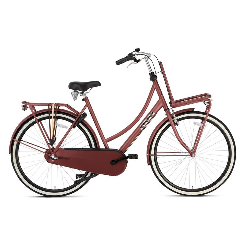 Vélo de transport Popal Daily Dutch Basic+ - Femme - 50 cm - Rouge