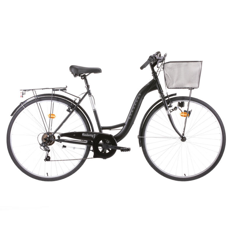 Bicicleta Paseo Scrapper Rueda 28” 6 Velocidades Negro