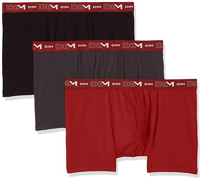 Lot de 3 Boxer DIM Coton Stretch 2/3