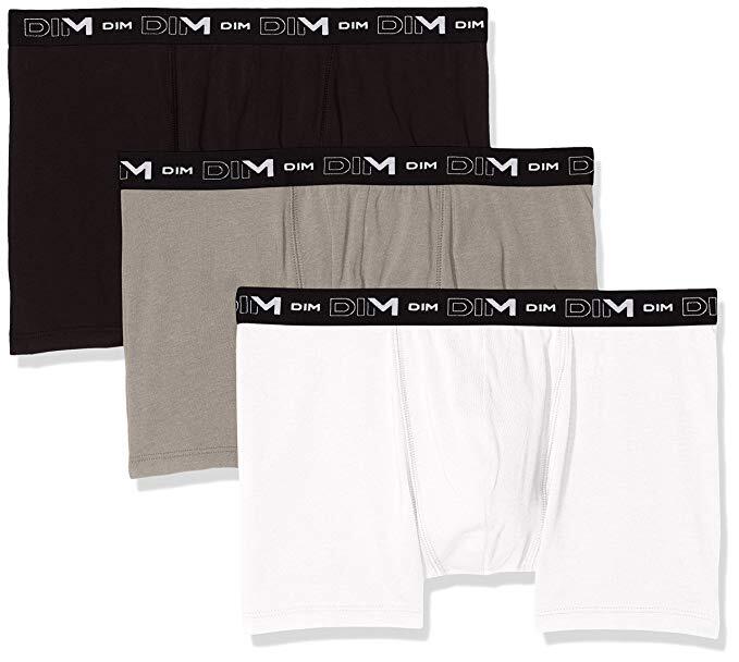 Lot de 3 Boxer DIM Coton Stretch 3/6