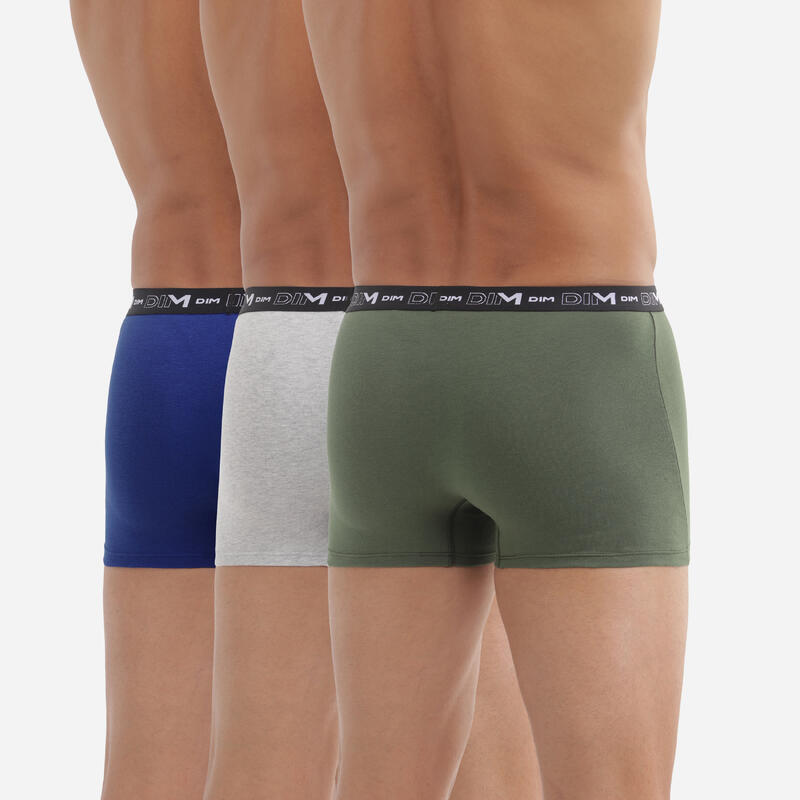 Lot de 3 Boxers Homme Coton Stretch