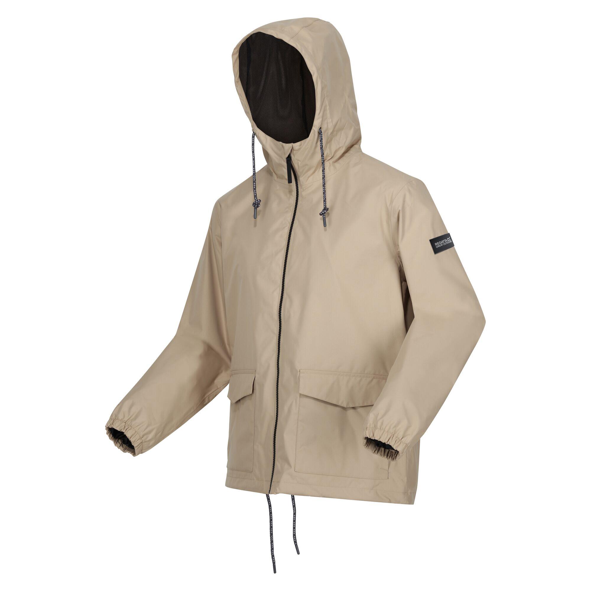 Mens Bayano Waterproof Jacket (Oat) 3/5