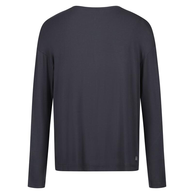 Longsleeve Pimmy Freizeit Damen Seal Grey Atmungsaktiv REGATTA