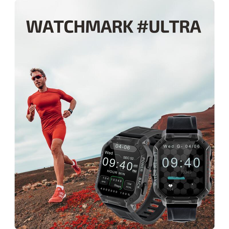 Smartwatch sportive Watchmark Ultra Noir