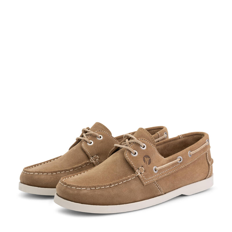 Chaussures bateau en daim - Semelle en caoutchouc - Hommes - Penzance