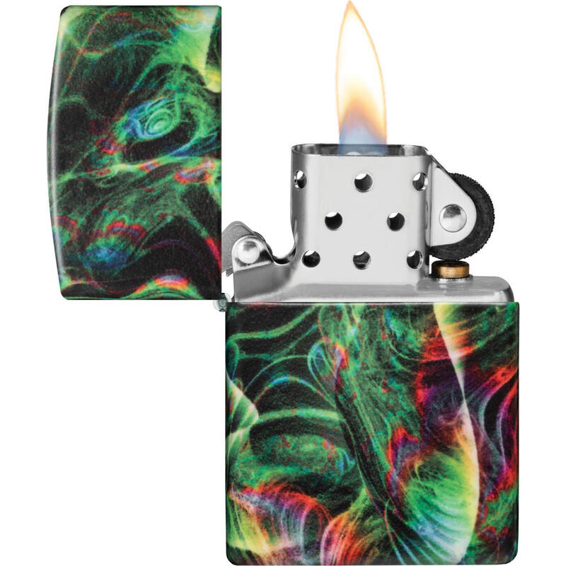 ZIPPO Benzinfeuerzeug "Psychedelic Swirl" in bunt color 540°