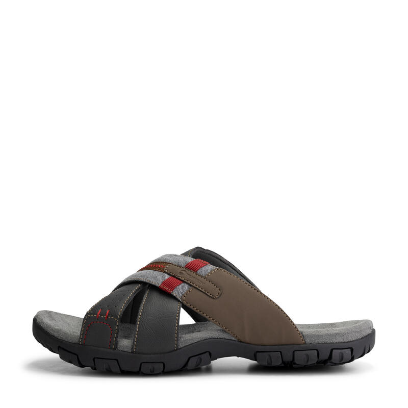 Leren wandelslippers - Profielzool voor extra grip - Heren - Solsvik