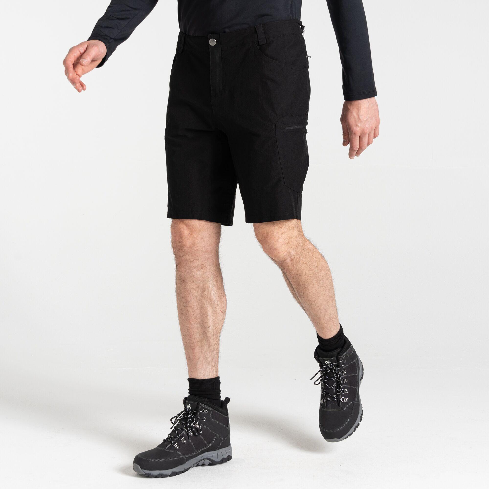 Tuned In II  Men's Walking  Shorts - Black 3/7