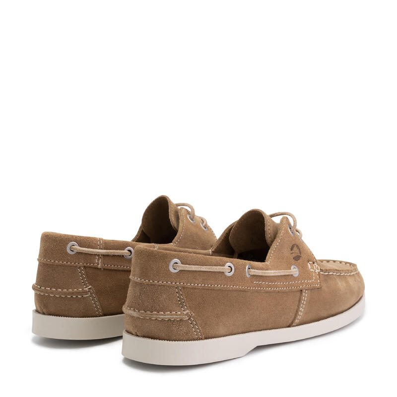 Chaussures bateau en daim - Semelle en caoutchouc - Hommes - Penzance