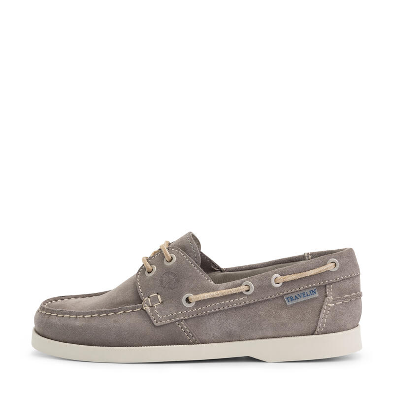 Chaussures bateau en daim - Semelle en caoutchouc - Femmes - Penzance