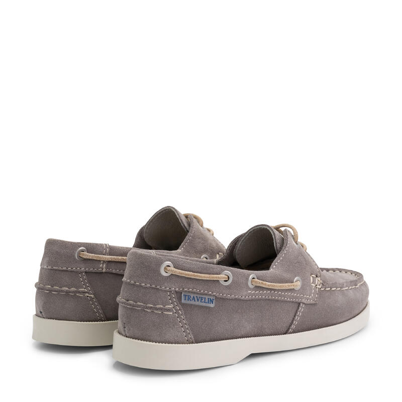 Chaussures bateau en daim - Semelle en caoutchouc - Femmes - Penzance