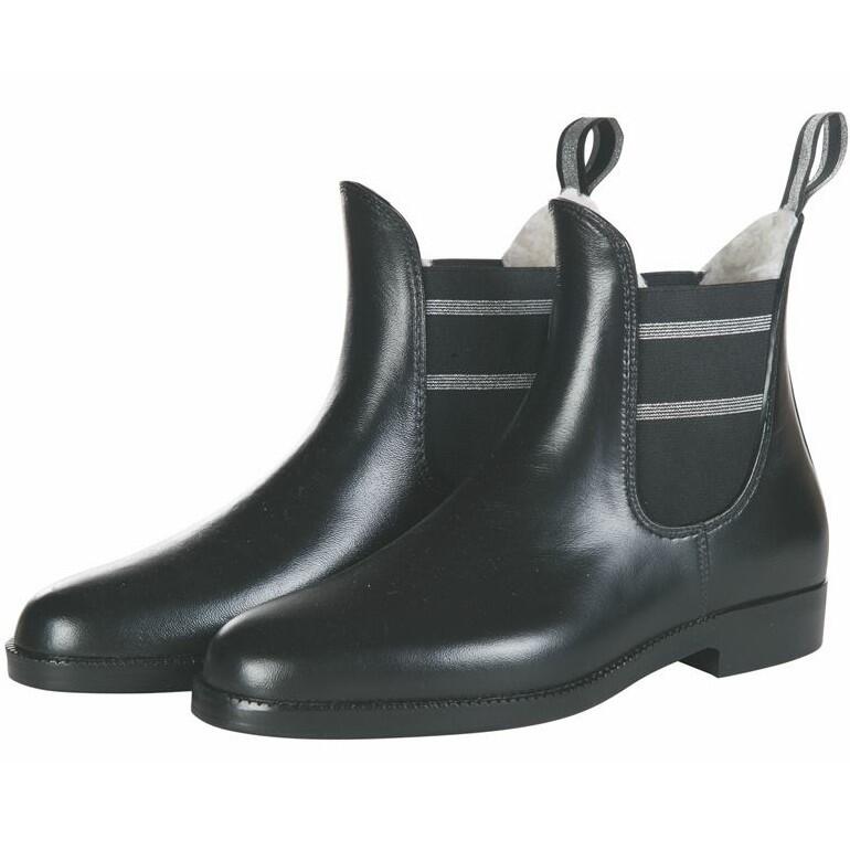 HKM Winter Jodhpurgummistiefel mit Teddyfutter STYLE LUREX schwarz