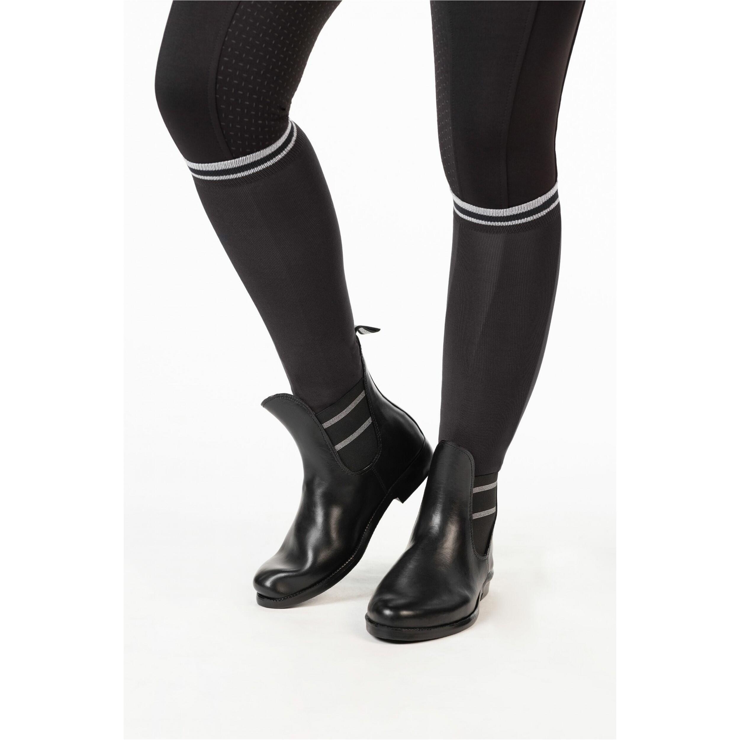 HKM Jodhpurgummistiefel STYLE LUREX schwarz