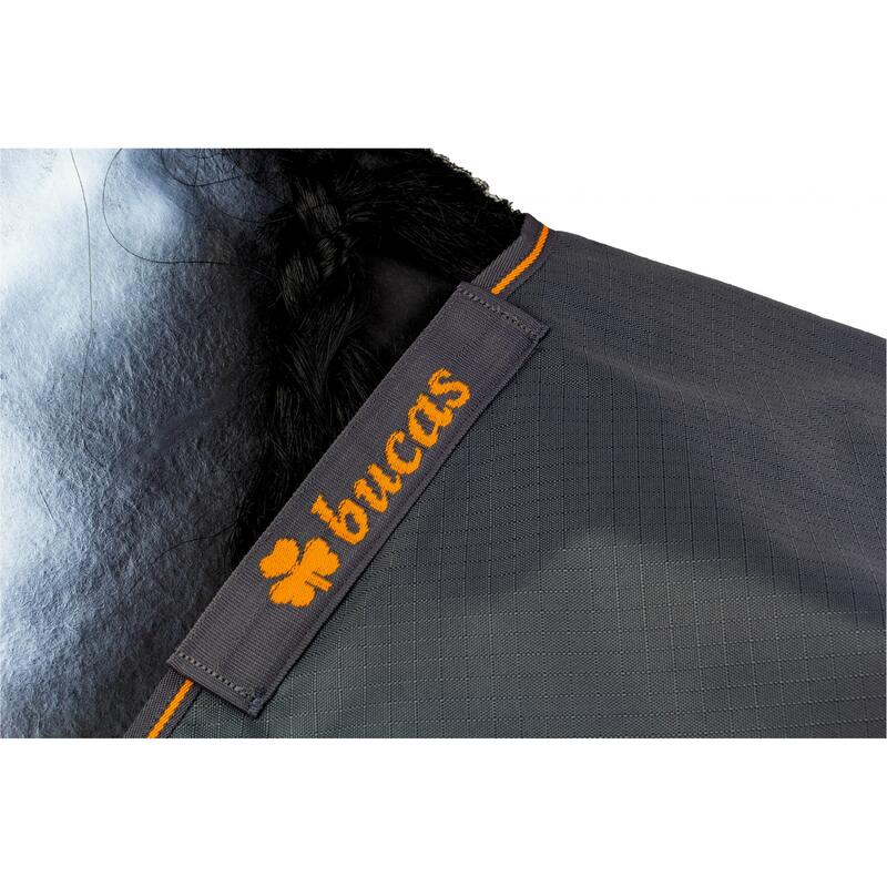 Weidedecke Stay-Dry 1200D IRISH TURNOUT grau/orange