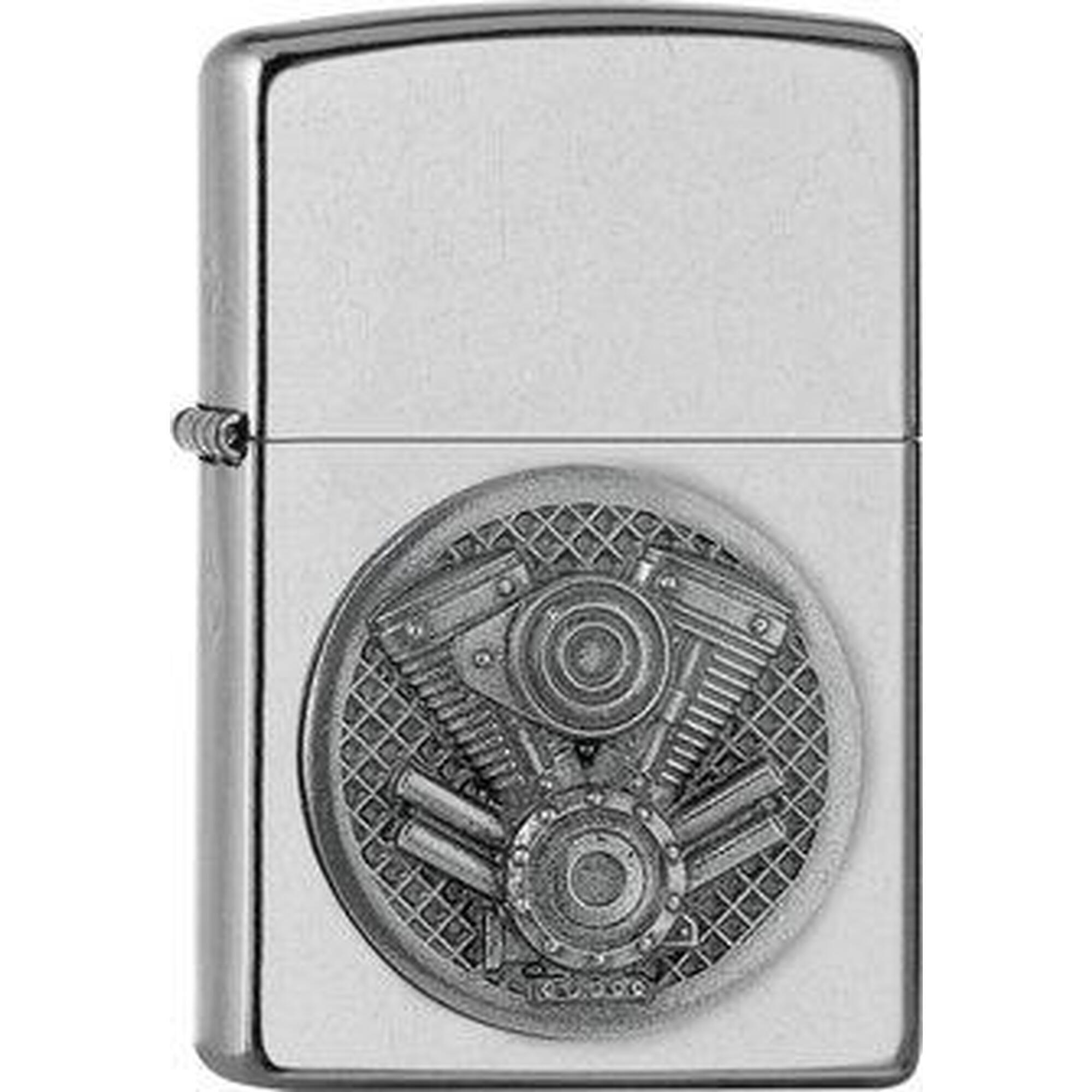 ZIPPO street chrome Emblem "Motor"