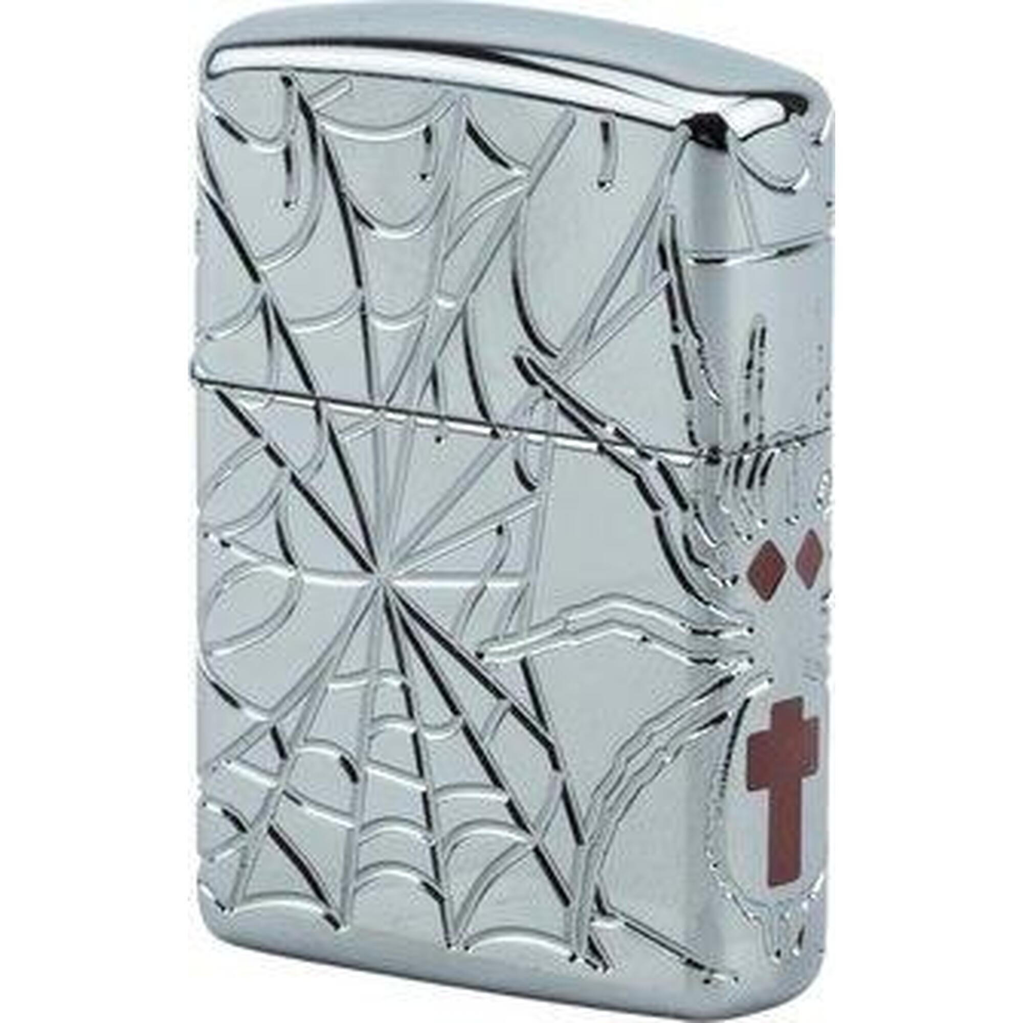 ZIPPO Armor Case chrom "Spider Deep Carved" limitiert auf 1.000 Stück