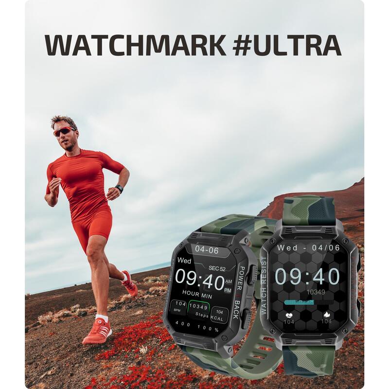 Smartwatch sportowy Watchmark Ultra Groen